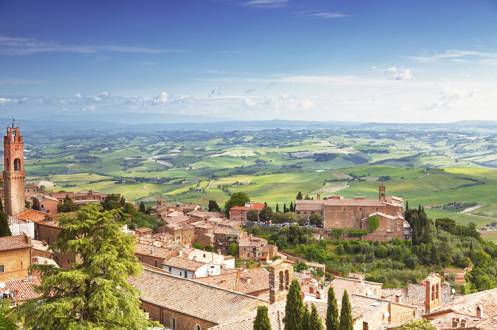 Pohľad na Val d'Orcia