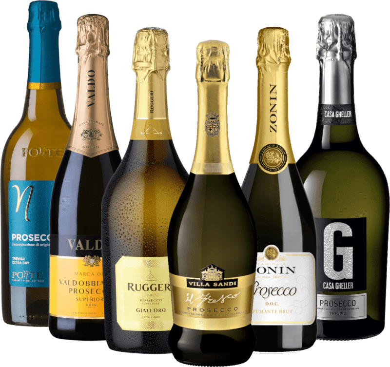 Degustačný balíček 6 - Prosecco: šumivý tip Talianska