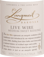 Vorschau: Live Wire Medium Sweet Riesling - Langmeil