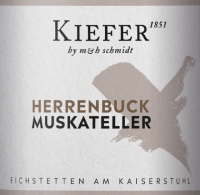 Vorschau: Herrenbuck Muskateller Kabinett halbtrocken - Weingut Kiefer