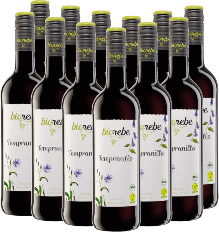 Tempranillo trocken - Biorebe - 12x Vorteilspaket