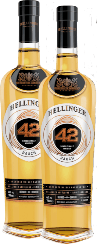 Hellinger 42 Rauch - Dresdner Whisky Manufaktur - 2x Vorteilspaket