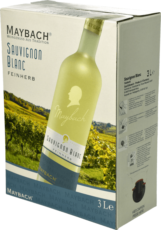 Sauvignon Blanc feinherb 3,0 l Bag in Box - Maybach
