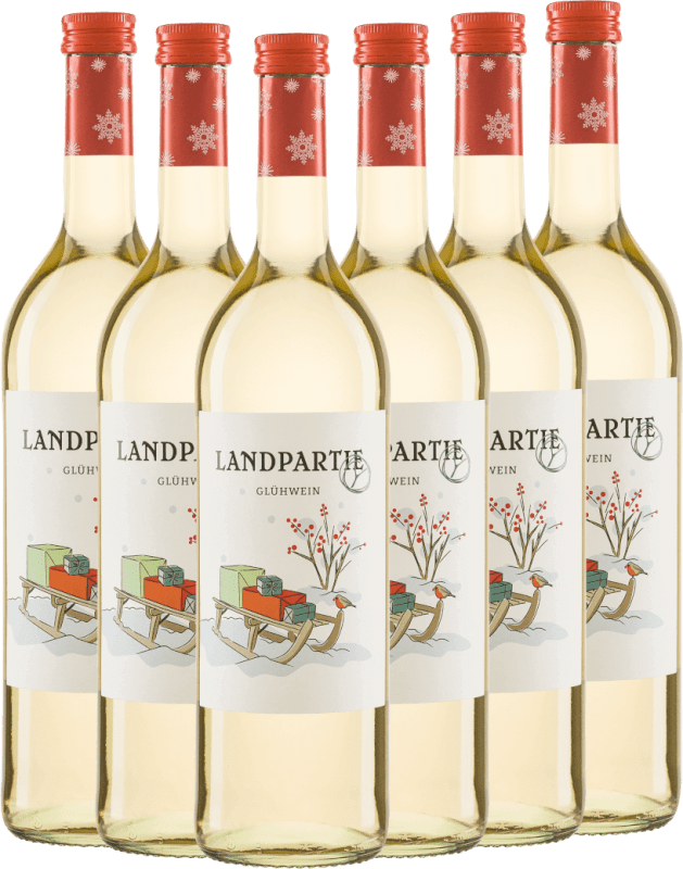 6x Vorteilspaket Landparty Premium Glühwein Weiß - Peter Riegel Weinimport