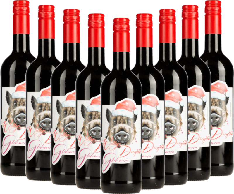 9 kusový výhodný balík vína Willys Dornfelder Glühwein - Vinárstvo Gebrüder Steffen