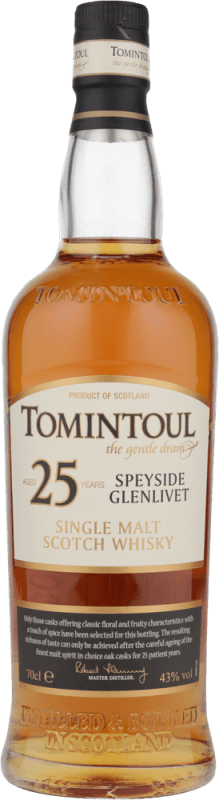25 Year Old Single Malt Scotch Whisky in GP - Tomintoul