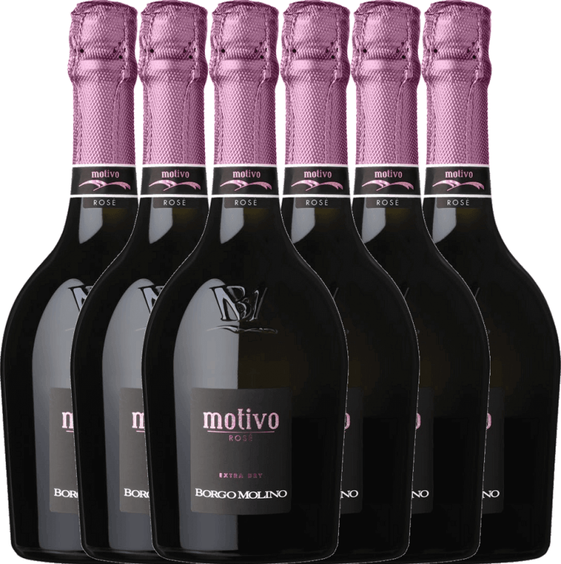 6-cestný výhodný vínny balík - Motivo Rosé extra dry - Borgo Molino