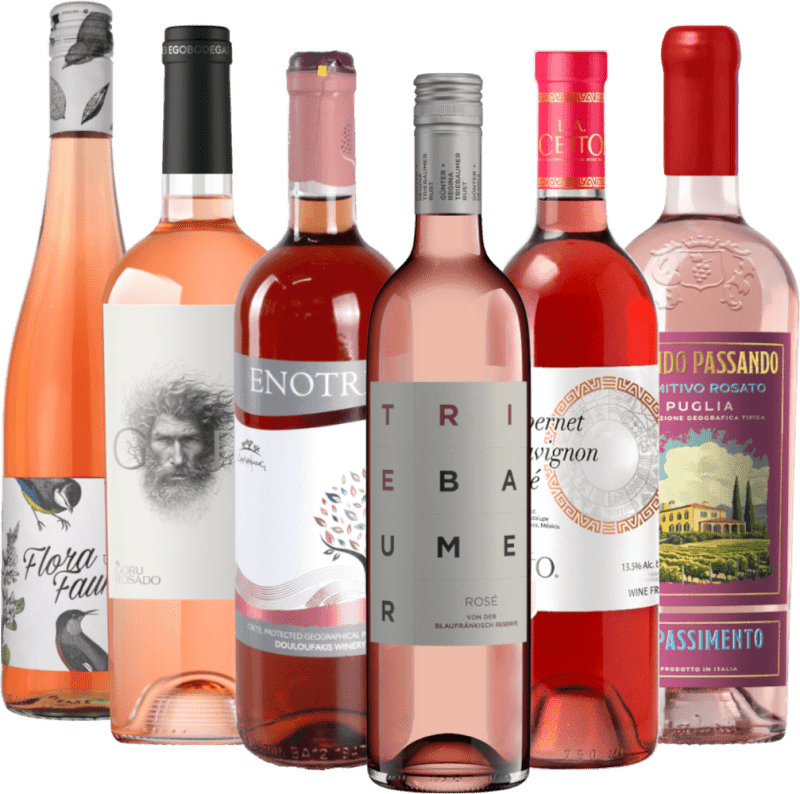 Rosé z celého sveta a vo všetkých jeho podobách – uvítací balíček 6×
