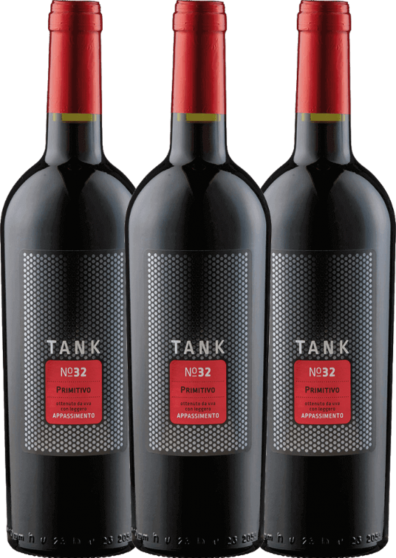 3er Vorteils-Weinpaket - TANK No 32 Primitivo Appassimento - Cantine Minini