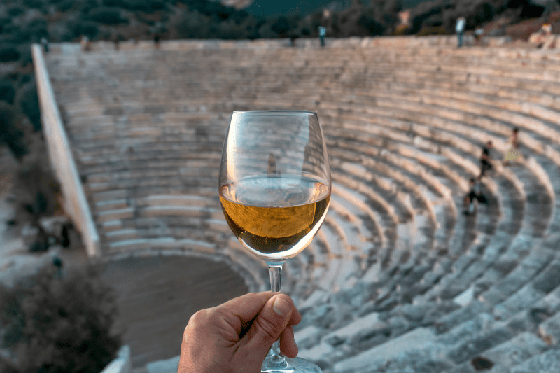 Griechischer Weißwein